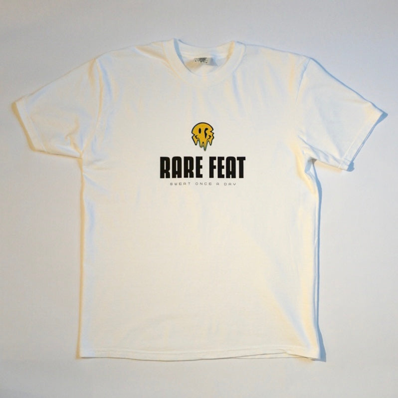 White sweatonceaday Tee